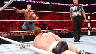 Raw - John Cena & Sheamus vs. Christian & Mark Henry