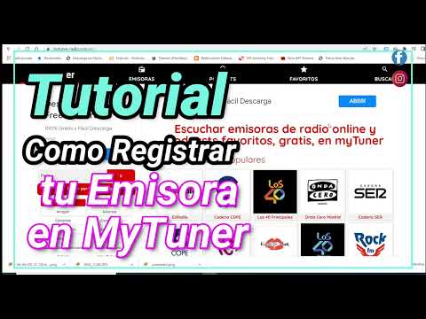 Como registrar tu emisora en MyTuner "Plataforma Más de 50000 emisoras de radio en directo"