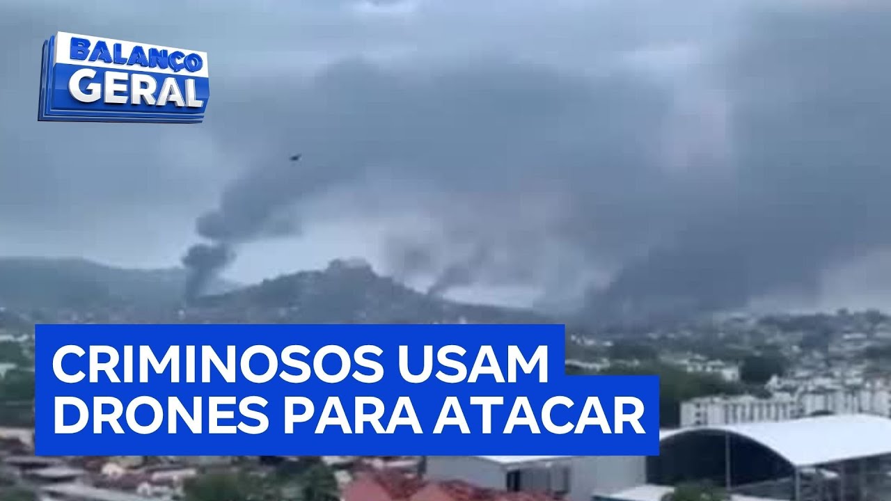Criminosos usam drones para lançar explosivos contra policiais no Rio de Janeiro  TV Online Criminosos usam drones para lançar explosivos contra policiais no Rio de Janeiro