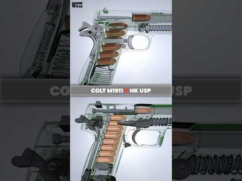 Classic Single Action VS Modern DA/SA: Colt M1911 x HK USP