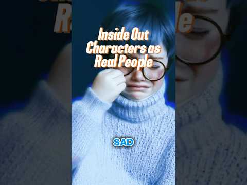 Inside Out Characters as Real People #insideout #pixar #aiart