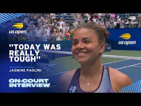 Jasmine Paolini On-Court Interview | 2026 US Open Round 1