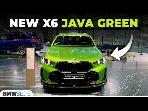 BMW X6 2023 in Java Green - M Performance Parts