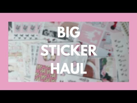 HAUL PART 2 // ALL THE PLANNER STICKERS!!