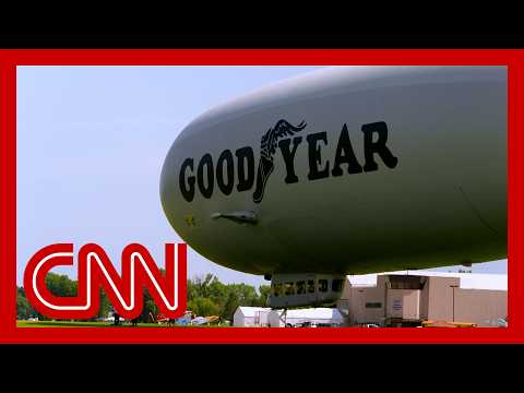 CNN gets rare access to Goodyear blimp
