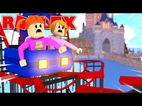 Roblox Riding Extreme Rides At Disney World - roblox roleplay wildwater kingdom waterpark with molly and daisy