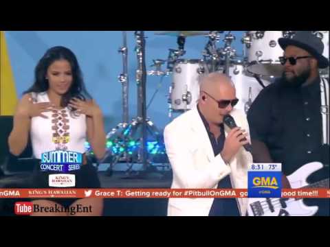 Pitbull - Messin' Around LIVE in GMA