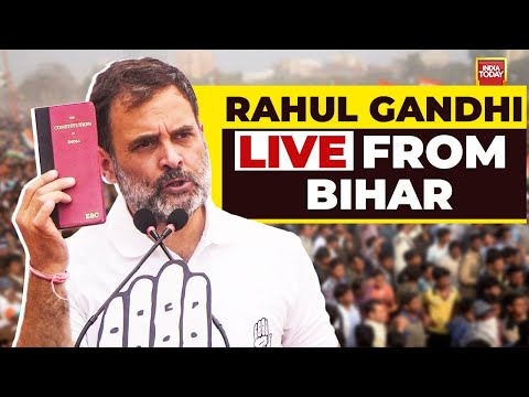 Rahul Gandhi LIVE From Bihar's Rajgir | Rahul Gandhi Addressing Samvidhan Suraksha Sammelan