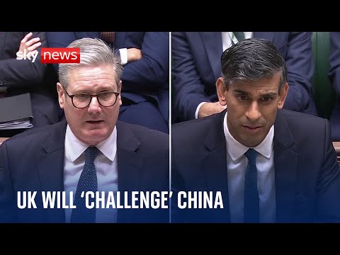 Image: Starmer says UK will ’challenge’ China when asked about ’dangerous acts’ - PMQs (U)