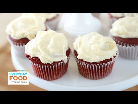 Red Velvet Cupcakes - Everyday Food with Sarah Carey - UCl0kP-Cfe-GGic7Ilnk-u_Q