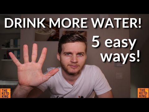 The BEST 5 Ways to Drink More Water in A Day – how to drink more water when you dont like it!