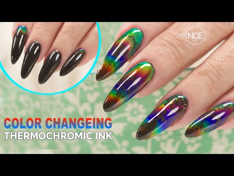 Color Changing Thermochromic Ink with Stamping Design