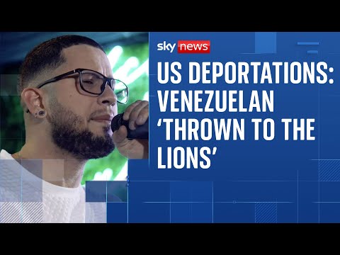 US deportations: Venezuelan 'thrown to the lions' in El Salvador jail