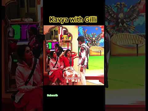 Kavya and gilli Bigg Boss ❤️🥰🫂🎊 | bigg boss lovestory #shorts #short #entertainment #biggboss #viral