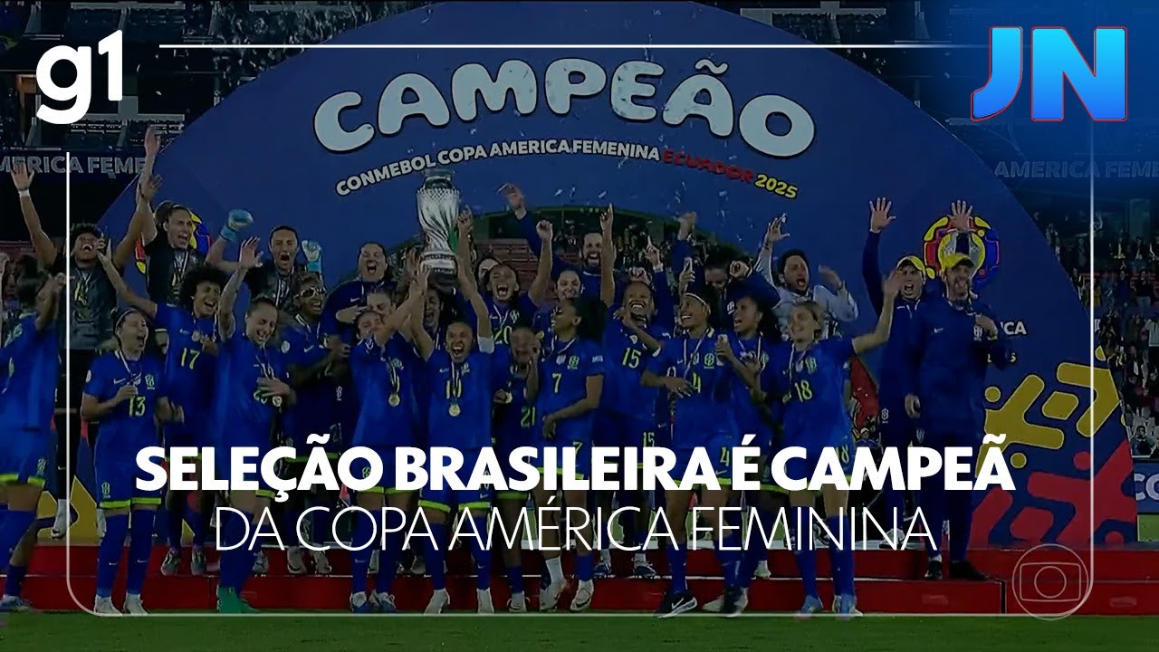 Seleção brasileira é campeã da Copa América feminina vencendo Colômbia nos pênaltis