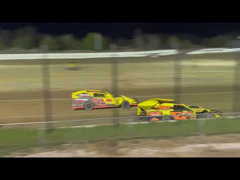 Checking out the recently opened New Tulsa Speedway in Tulsa, Oklahoma. Sprint cars and modifieds. - dirt track racing video image