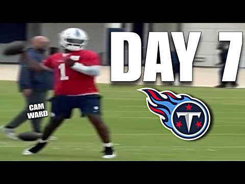 Tennessee Titans OTA’s Minicamp DAY 7 HIGHLIGHTS: Cam Ward & QB’s Putting in WORK! + MORE!