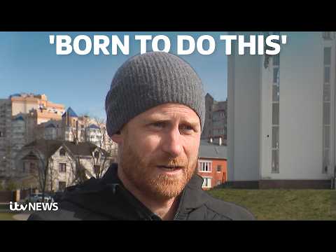 Exclusive: Prince Harry asked if he's still a 'working Royal' in rare interview from Ukraine