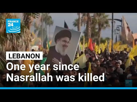Hezbollah marks one year since Israel killed then-chief Hassan Nasrallah • FRANCE 24 English