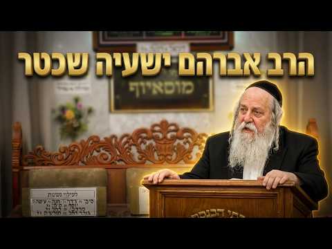 הרב אברהם ישעיה שכטר • חידושים וסודות מהפרשה