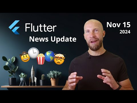 Flutter Friday Roundup 🥳 Nov 15 2024