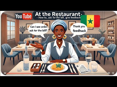 AU RESTAURANT – Comment commander, demander l’addition, donner un avis