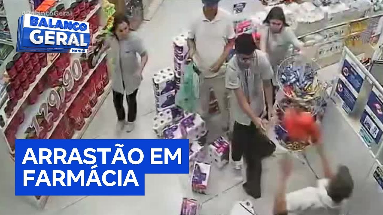 Quadrilha faz arrastão em farmácia na zona leste de São Paulo