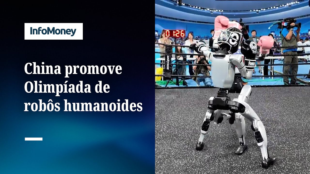 China promove Olimpíada de robôs humanoides para mostrar força em IA