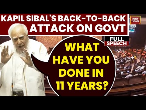 'IAF Badly Off In Numbers': Kapil Sibal's Back-to-Back Attack | FULL Speech | Rajya Sabha