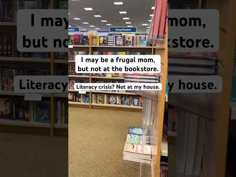 Literacy crisis? Not at my house.