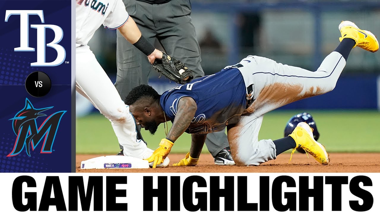 Rays vs. Marlins Game Highlights (8/31/22) | MLB Highlights