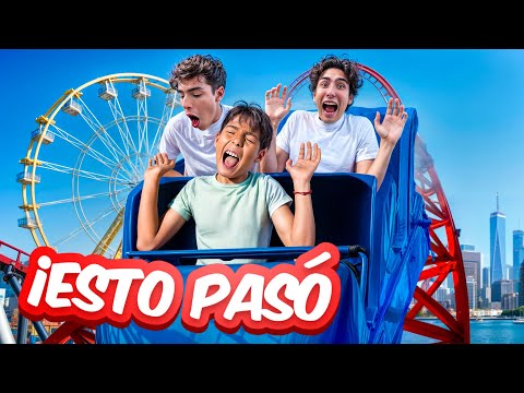 24 HORAS EN PARQUE DE DIVERSIONES ?? *muchos gritos* ? | Leo Study