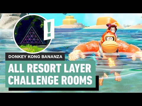 Donkey Kong Bananza: All Resort Layer Challenge Rooms | Locations and Solutions