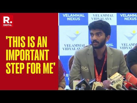 World Chess champion Gukesh's D First Reaction After Winning Fide 2024 Championship