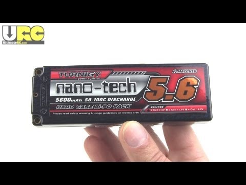 Turnigy Nano-Tech 5600 mAH 50C 7.4V 2S hard case LiPo reviewed - UCyhFTY6DlgJHCQCRFtHQIdw