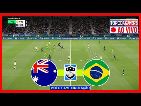 Austrália x Brasil | Amistoso Internacional 2026 | <strong>Jogo</strong> de Hoje Simulação