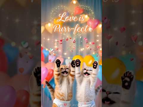 un conditional cute love❤️💕💕#cat #catvideos #funny #love