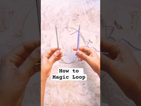 How to Magic Loop (and get rid of your DPNs!) #knitting
