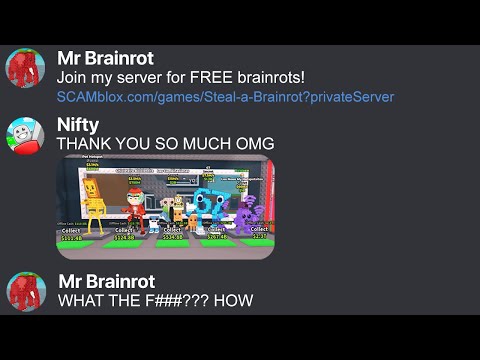 Telling Scammers I Actually Got The Prize in Steal A Brainrot 2!