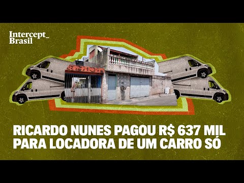 Ricardo Nunes pagou R$ 637 mil para locadora de um carro só