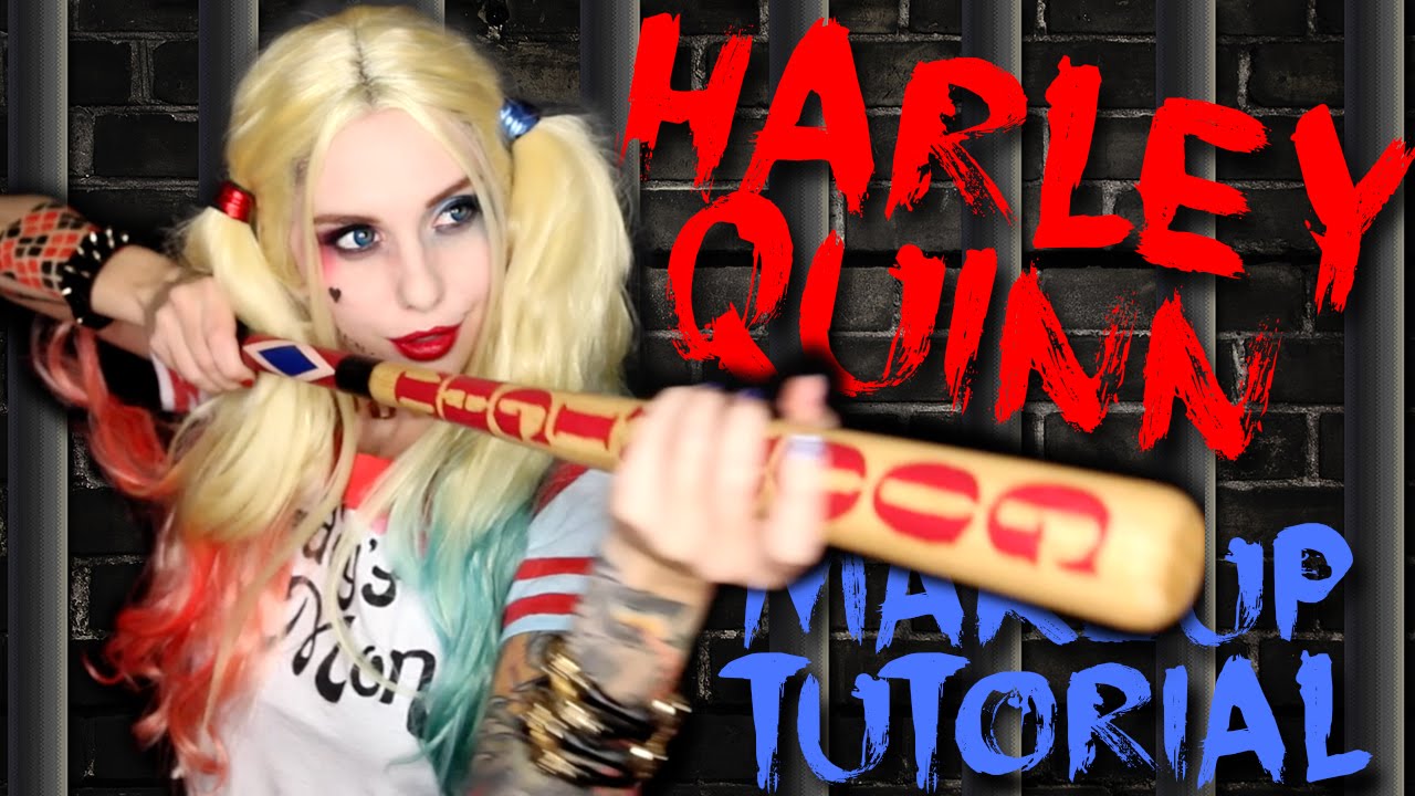 HARLEY QUINN SUICIDE SQUAD MAKEUP TUTORIAL Halloween 2015