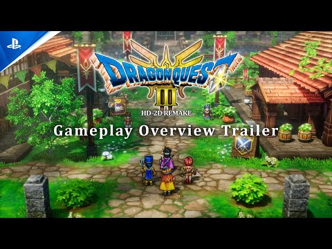 Dragon Quest III HD-2D Remake : Gameplay Overview Trailer | PS5 games