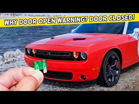 Why Door Open Warning Message On Dodge Challenger