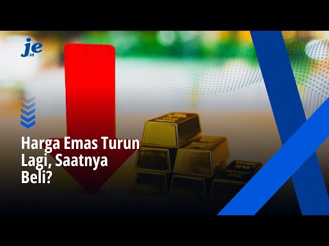 Hari Ini Harga Emas Turun Lagi