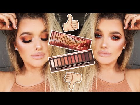 FIRST IMPRESSIONS/GLAM GRWM: URBAN DECAY NAKED HEAT PALETTE! | Rachel Leary - UC-Um2u0Agv8Q-OhjO6FZk1g