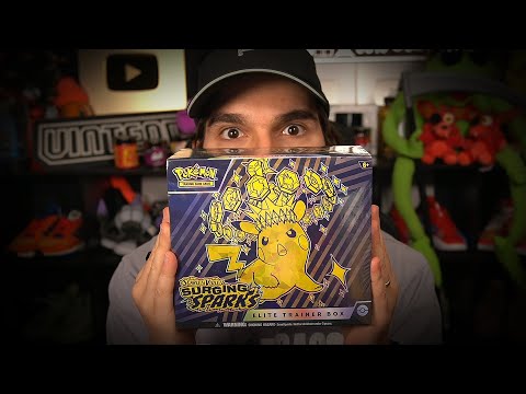 Pokémon Surging Sparks Elite Trainer Box Opening! Hunting For Pikachu!