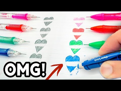 THEN vs NOW! Cool School Supplies You Need To Try 2017! Natalies Outlet - UCIOUkPJZtWThQBtkCRniSBw