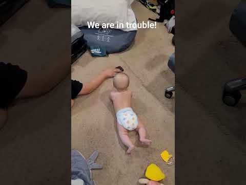 crawling baby! here comes trouble 