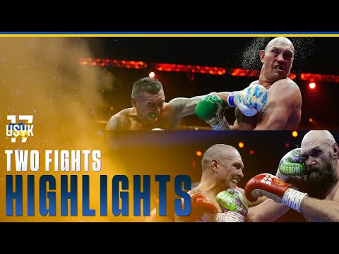 HIGHLIGHTS OF TWO FIGHTS ⚡️ USYK vs FURY