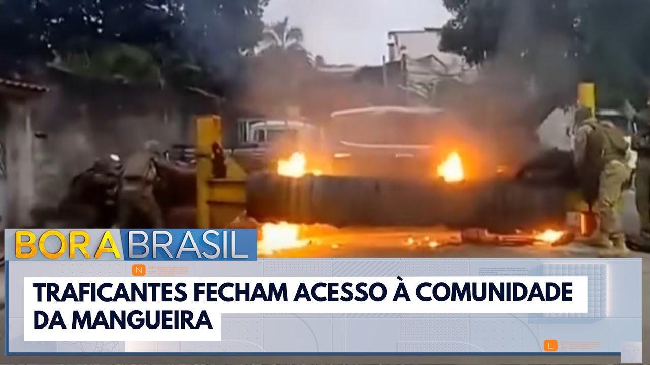 Traficantes fecham acesso à Comunidade da Mangueira